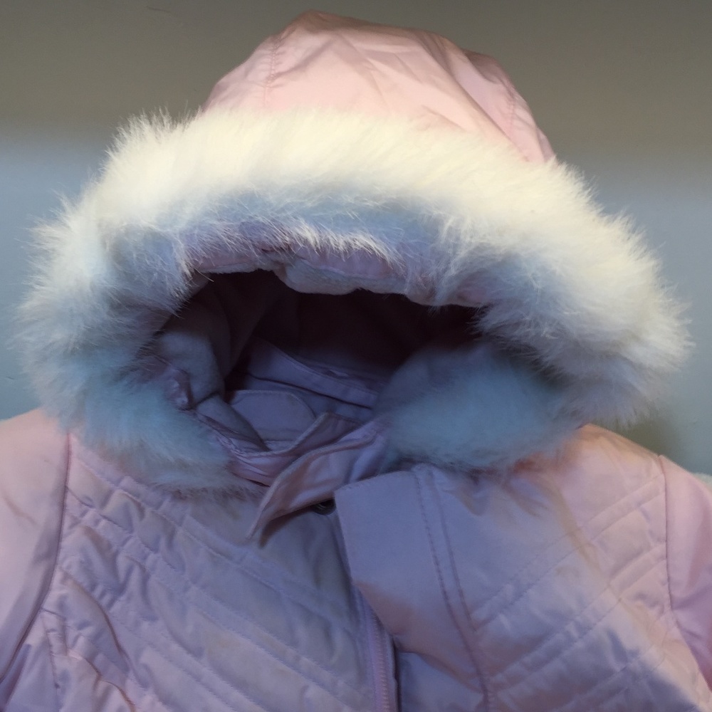 GAP Baby Girls Pink Parka suit